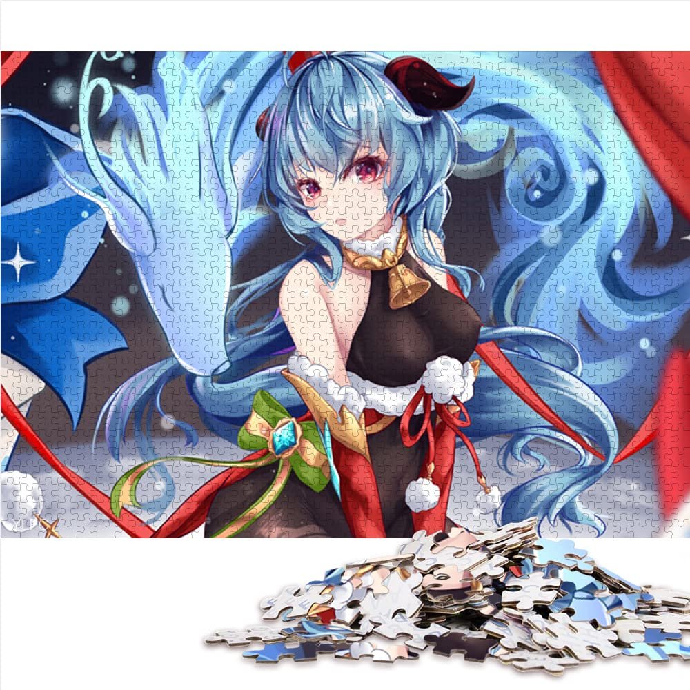 Genshin Impact Ganyu 1,000-Piece Puzzle for Adults, 26 x 38 cm