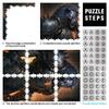 Adult Puzzle, 1,000 Pieces, Warrior Lion, Wooden Puzzle for Adults and Children, Gift Idea, 19.7 x 29.5 in view 3