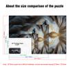 1000-Piece Puzzle for Kids, Fantasy Lion Warrior, Wooden Puzzle for Adults and Children, 19.7 x 29.5 Inches view 4