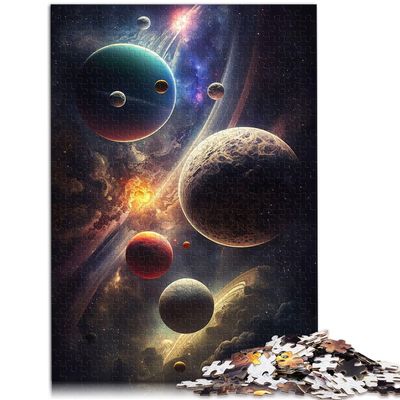 Beyond the Milky Way 1000-Piece Wooden Puzzle for Adults