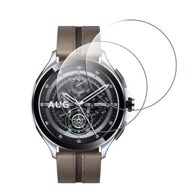 Aiziki 2-Pack Tempered Glass Screen Protectors for Xiaomi Watch 2 Pro, 9H Full-Coverage HD