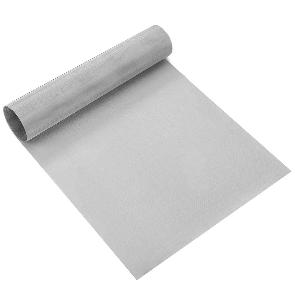 COYOUCO 304 Stainless Steel Wire Mesh, 26–500 Mesh, 50 × 100 cm, Woven Metal Screen for DIY Projects and Garden Vent Covers, 250 Mesh