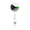 Demiromantic Pride Flag Retractable Badge Reel ID Card Holder view 1