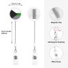 Demiromantic Pride Flag Retractable Badge Reel ID Card Holder view 4