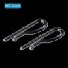 QUARKZMAN 100-Piece Durable Plastic Crocodile Clips, 1.42 in, Clear view 3