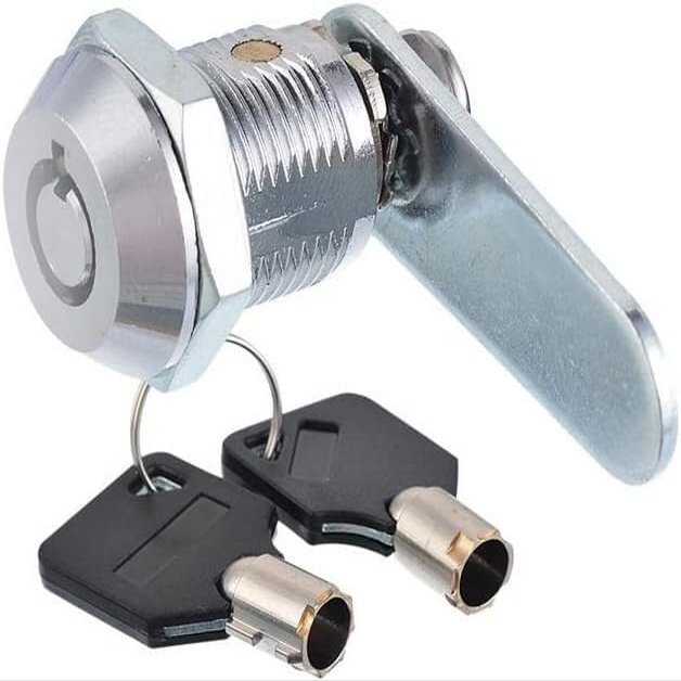 Cam Locks for Mailboxes and Cabinets, 2-Pack