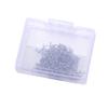 100 Carbon Steel Fishing Hooks, Perforated and Barbed view 4
