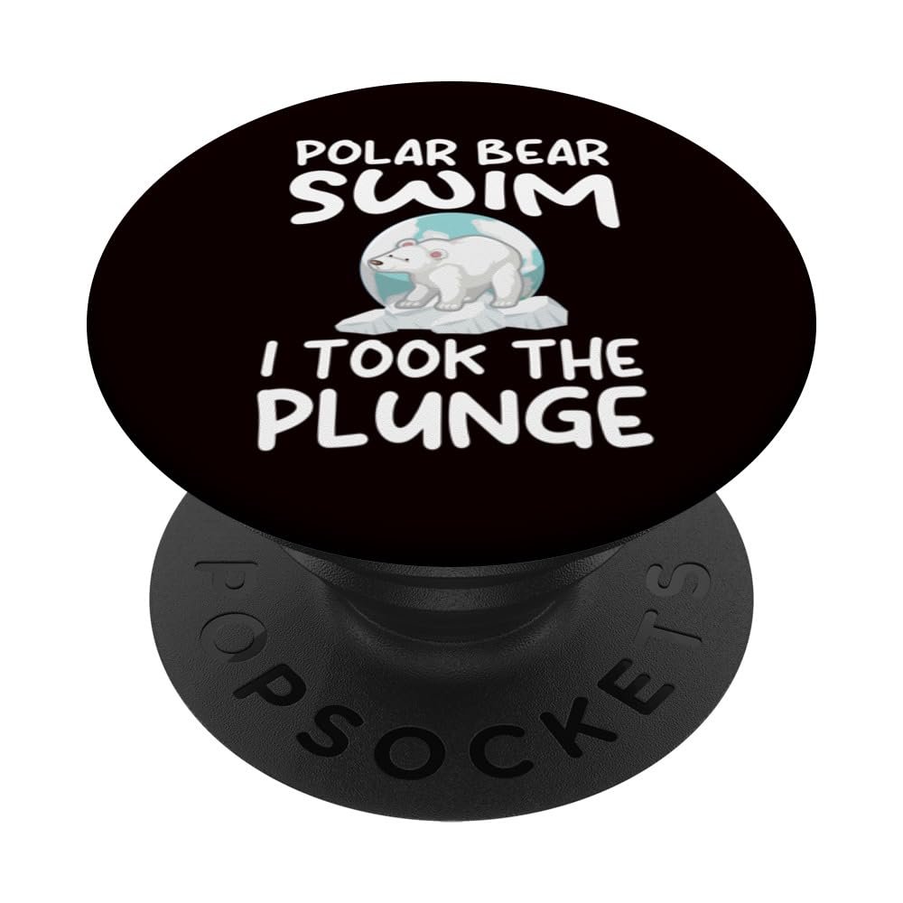 Polar Plunge - Polar Bear Swim - I Took the Plunge PopSockets PopGrip