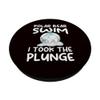 Polar Plunge - Polar Bear Swim - I Took the Plunge PopSockets PopGrip view 2