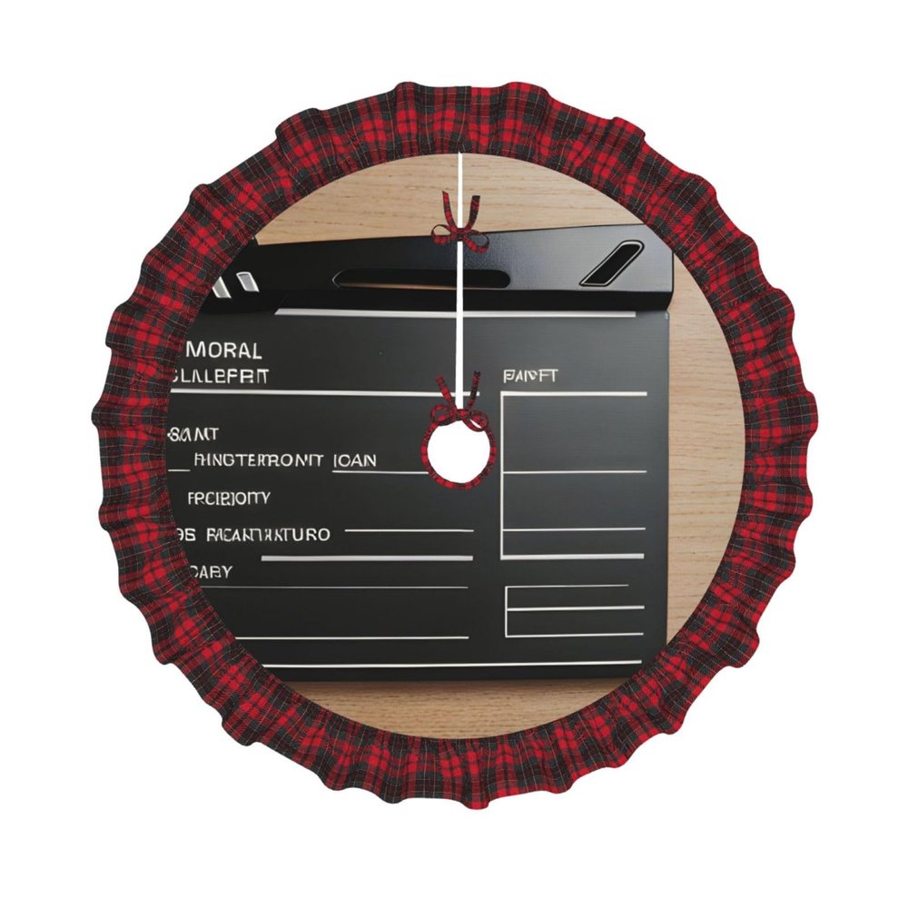 Filme Festive Christmas Tree Skirt, Enchanting Christmas Tree Skirt, Perfect Christmas Decoration