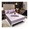 Queen 100S Pima Cotton Luxury Fitted Sheet, Satin-Weave, Soft and Smooth, for 5–25 cm Mattresses (Purple, 180x2) view 1