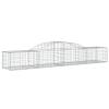 BaraSh Gabion with High Arch, 300 x 50 x 40/60 cm, Galvanized Iron view 2