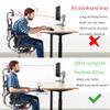 1 Set Under-Desk Sliding Keyboard Tray, 51.5 cm, Black view 3