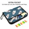 Accordion File Organizer with 13 Pockets, A4/Letter Size, Zipper, Cute Polar Bear view 2