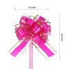Sourcing Map 10-Pack Large Gift Bows, 15 cm, Rose Red view 2