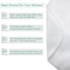 Samlomi Nut Milk Bags, 8 x 12 in and 2 x 10 x 12 in view 2