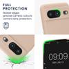 kwmobile Slim Case Compatible with Google Pixel 8, Silicone Phone Case, Coconut Swirl view 3