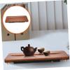 1-Piece Japanese-Style Wooden Tea Serving Tray, Square view 3