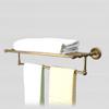 PHLCF 62 cm Copper Towel Rack with Hooks, Gold view 2