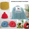 Chunky Chenille Yarn, Super Bulky Acrylic Yarn view 4