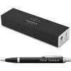PARKER IM Core Ballpoint Pen with Engraving, Matte Black C.C. view 1