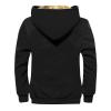 Men's Black Softshell Winter Jacket, Half-Zip, XXL view 2