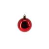 Red Plastic Christmas Ornaments, 34-Piece Set, 6 cm view 2