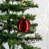Red Plastic Christmas Ornaments, 34-Piece Set, 6 cm view 4
