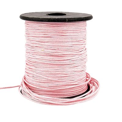 70 m Spool of Leather-Look Cord, 1 mm, Pink