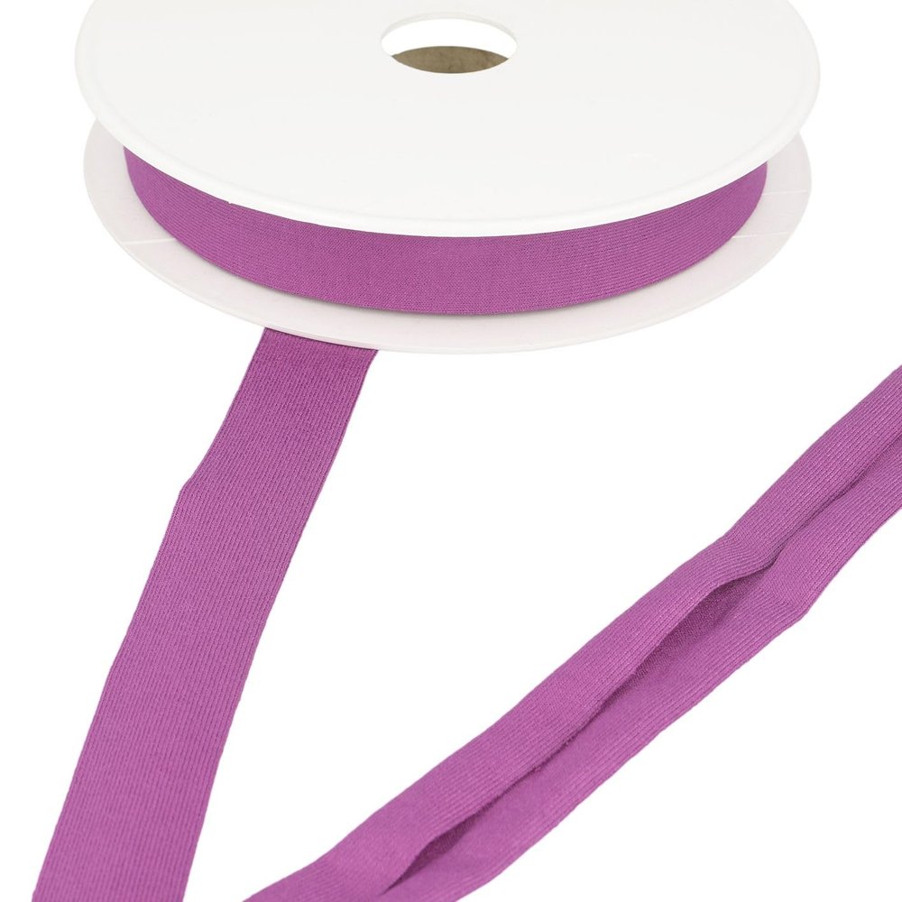 MYMERCERIE 20 m Spool of Stretch Jersey, 20 mm, Purple