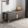 HUHJYUGE Shoe Bench with Storage, Modern Entryway Seat view 2