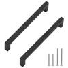 Redunest 50-Pack Matte Black Cabinet Handles, 224 mm Hole Center Spacing view 1
