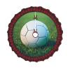 Green Football Grass Christmas Tree Skirt view 1