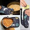 Christmas Reindeer Snowflake Oven Mitt and Pot Holder Set view 2