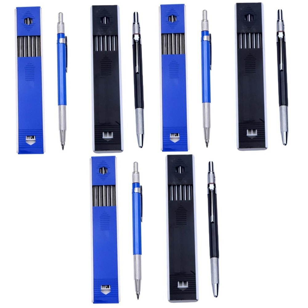 EXCEART 6-Set Mechanical Pencils for Drafting and Carpentry