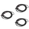 OSALADI 3-Pack 3.5 mm Headphone Extension Cables with Gold-Plated Plugs view 1