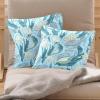 Sea Shells Oyster Corals Decorative Pillow Covers, Soft Velvet, Double-Sided, 50 x 50 cm, 2-Pack (Insert Not Included) view 2