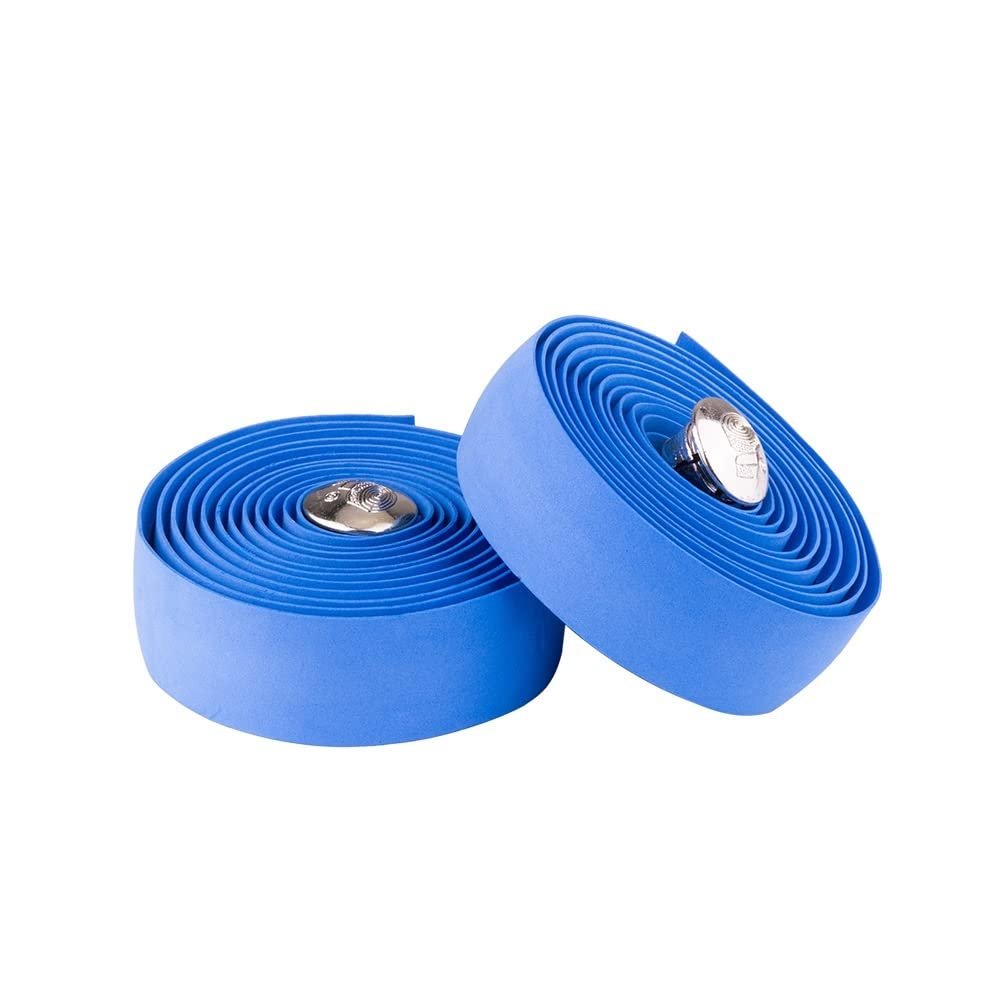 DUNSBY EVA Anti-Slip Road Bike Handlebar Tape, Sweat-Absorbing, Breathable, Soft, BD4 Blue