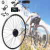 ExoticaBlend E-Bike Conversion Kit with LCD Display, 250W/350W/500W, 36V, Rear Wheel, 36V 500W-700C view 1