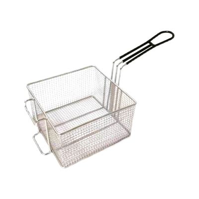 CanEve Stainless Steel Square Frying Basket with Handle