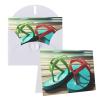 BONDIJ Greeting Cards with Envelopes, Flip-Flops Print, Thank-You Cards, Blank, for All Occasions, 10.2 x 15.2 cm view 1