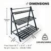 DHYGOTFUR Aluminum Tiered Plant Stand for Balcony and Garden view 2