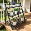 DHYGOTFUR Aluminum Tiered Plant Stand for Balcony and Garden view 3