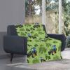 UOIMAG Farm Tractor Throw Blanket for Boys and Men, Size S view 3