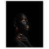 Canvas-Printed Painting Wall Art Decor, 40 x 50 cm, Woman with Gold Details, No. H8893M_PC1Q view 2