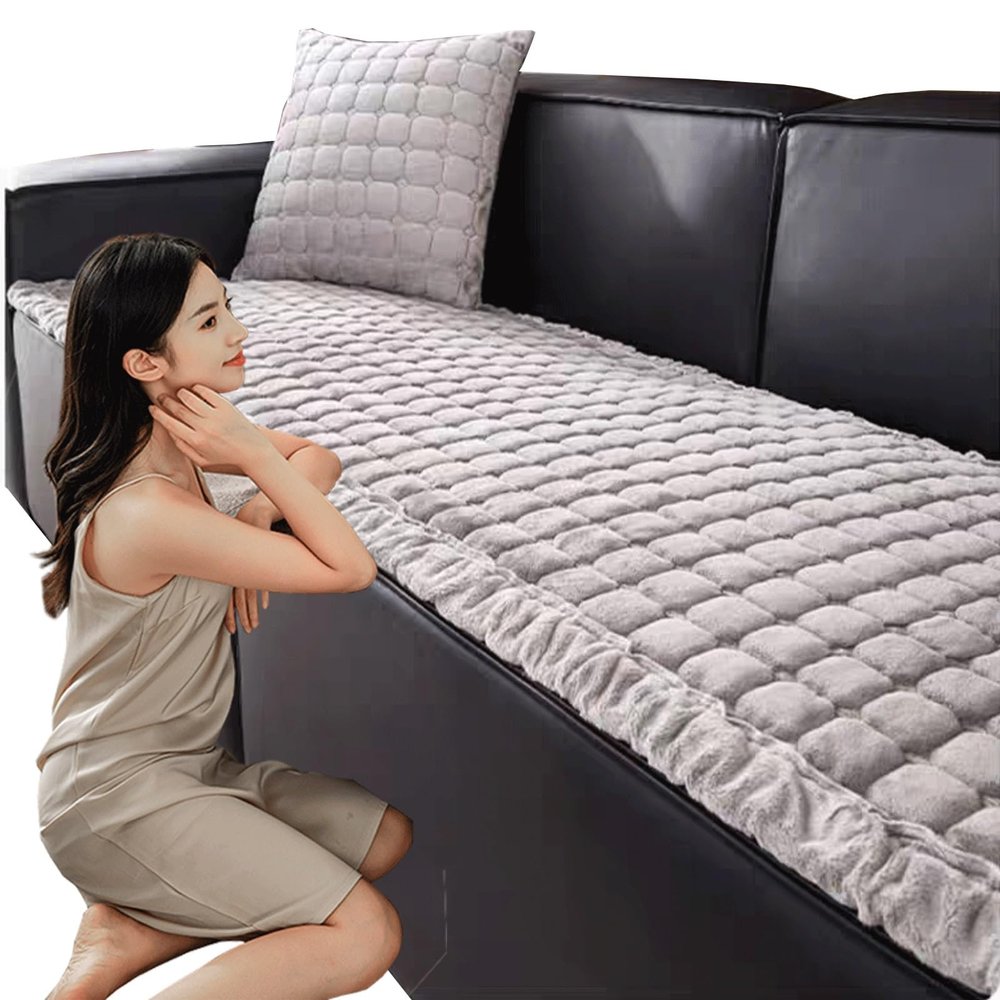 Reversible Quilted Non-Slip Sofa Cover for Pets and Children