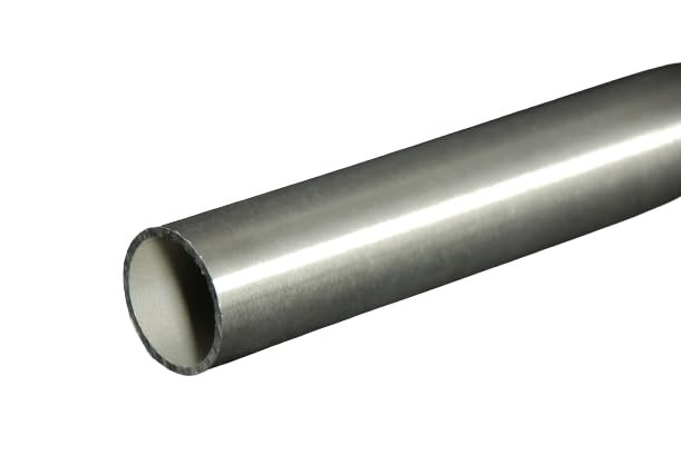 Round Tube 1.4301 (X5CrNi18-10), Welded, 240-Grit Polished, 8 x 1 mm, 1500 mm