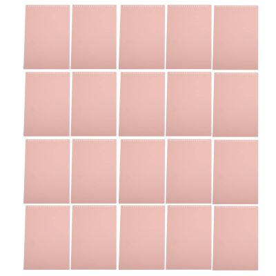 A4 PP Sheet Protectors, 20-Pack, 20-Hole, Matte Translucent, Waterproof (#3)