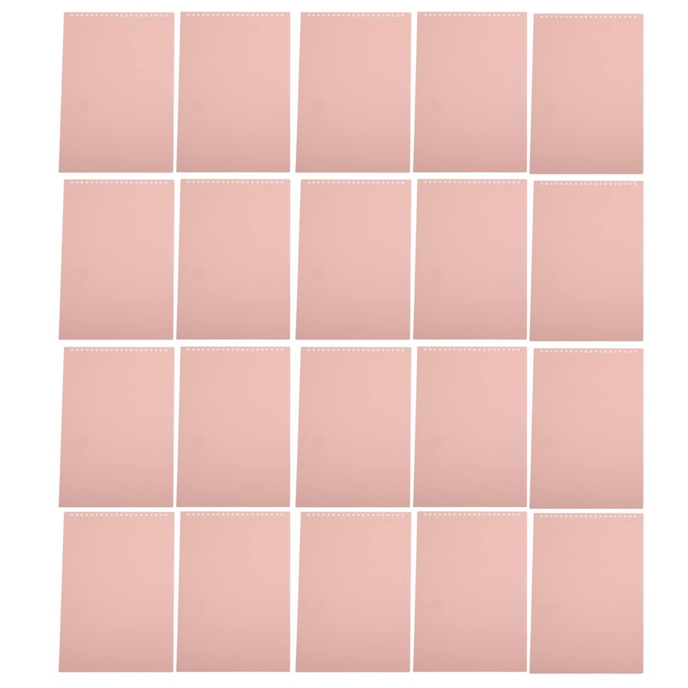 A4 PP Sheet Protectors, 20-Pack, 20-Hole, Matte Translucent, Waterproof (#3)