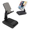 F25 Phone Stand with Wireless Bluetooth Speaker, Non-Slip Base, Foldable Adjustable Holder, Charger, HD Surround Sound view 1